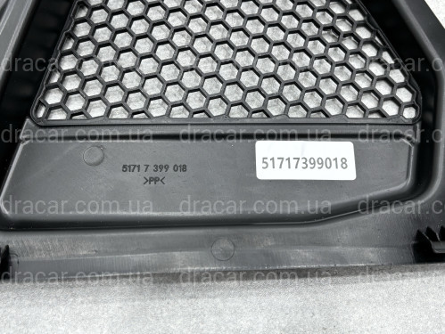 Накладка жабо правая 51717399018 для BMW X3 G01 2018-2024 артикул 10603