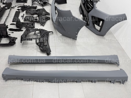 Рестайлинг комплект обвеса X5M F95 2023+ для BMW X5 G05 2018-2022 С ФАРАМИ SHADOW LINE артикул 10531