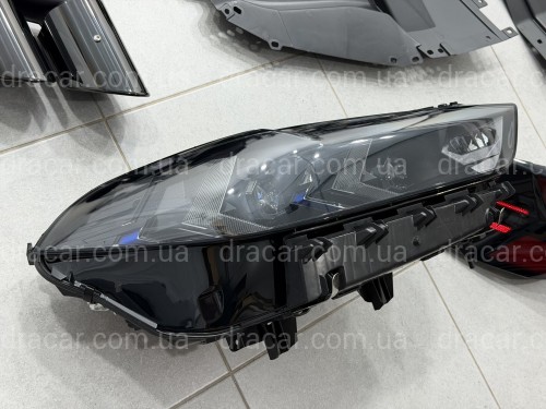 Рестайлинг комплект обвеса X5M F95 2023+ для BMW X5 G05 2018-2022 С ФАРАМИ SHADOW LINE артикул 10531