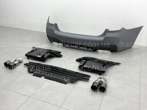 Комплект обвеса M5 F90 LCI BMW 5 series G30 2020+ (передний / задний бампер, пороги, насадки на труби, жалюзи, ноздри) артикул 10574