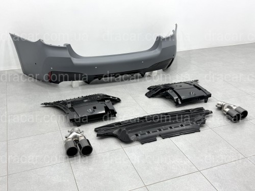 Комплект обвеса M5 F90 LCI BMW 5 series G30 2020+ (передний / задний бампер, пороги, насадки на труби, жалюзи, ноздри) артикул 10574
