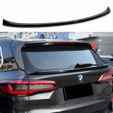 Спойлер под стекло (нижний) BMW X5 G05 2018+ ABS пластик цвет, черный глянец