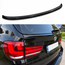 Спойлер под стекло (нижний) BMW X5 F15 2013-2018 ABS пластик цвет, черный глянец