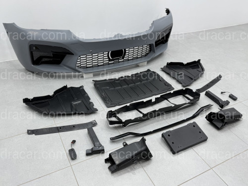 Передний бампер M5 F90 стиль BMW 5 Series G30 G31 LCI 2020-2023 артикул 8168