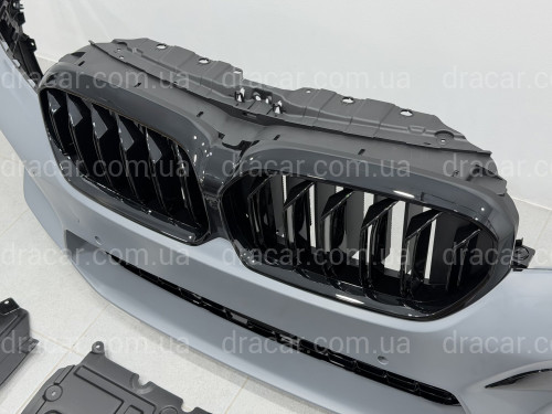 Комплект рестайлинга передней части в стиле M5 LCI 2020+ для BMW 5 series G30 G31 2016-2020 с фарами BMW Laser артикул 8696