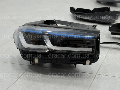 Комплект рестайлинга передней части в стиле M5 LCI 2020+ для BMW 5 series G30 G31 2016-2020 с фарами BMW Laser артикул 8696