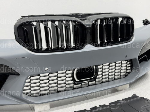 Комплект рестайлинга передней части в стиле M5 LCI 2020+ для BMW 5 series G30 G31 2016-2020 с фарами BMW LED артикул 10631