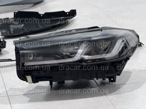 Комплект обвеса рестайлинг в стиле M5 LCI 2020+ для BMW 5 series G30 2016-2020 с фарами Shadow Line артикул 10621