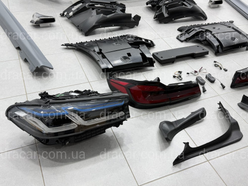 Комплект обвеса рестайлинг M paket LCI 2020+ для BMW 5 series G30 2016-2020 с фарами BMW Laser артикул 8018