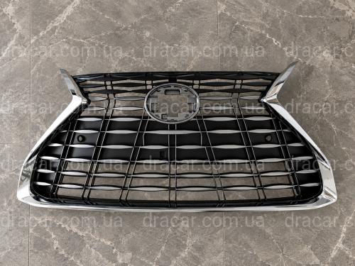 Решетка радиатора с хром окантовкой рестайлинг 2025 для Lexus ES 2018-2025 артикул 9740