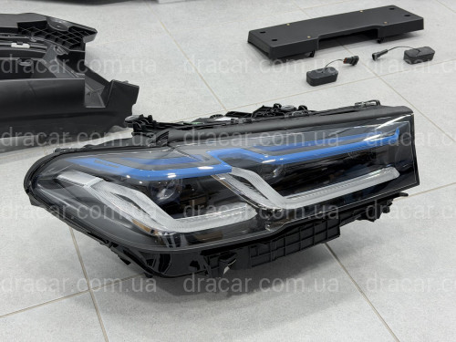 Комплект рестайлинга передней части M paket LCI 2020+ для BMW 5 series G30 G31 2016-2020 с фарами BMW Laser артикул 8695