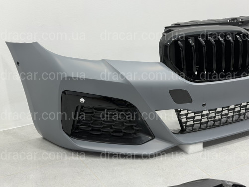 Комплект рестайлинга передней части M paket LCI 2020+ для BMW 5 series G30 G31 2016-2020 с фарами BMW LED артикул 10633