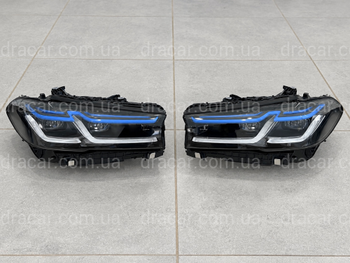 Комплект рестайлинга передней части в стиле M5 LCI 2020+ для BMW 5 series G30 G31 2016-2020 с фарами BMW Laser артикул 8696