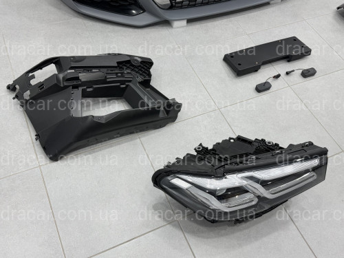 Комплект рестайлинга передней части M paket LCI 2020+ для BMW 5 series G30 G31 2016-2020 с фарами BMW LED артикул 10633