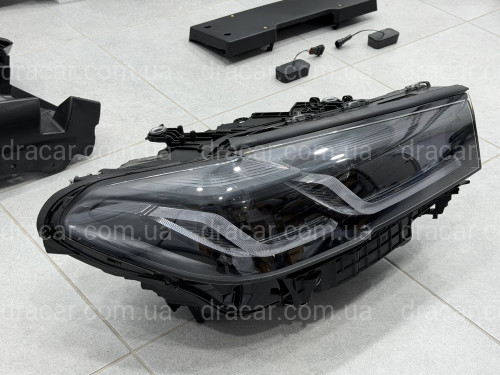Комплект рестайлинга передней части M paket LCI 2020+ для BMW 5 series G30 G31 2016-2020 с фарами Shadow Line артикул 10632