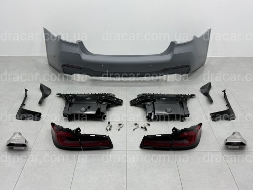 Комплект обвеса рестайлинг M paket LCI 2020+ для BMW 5 series G30 2016-2020 с фарами BMW LED артикул 10661