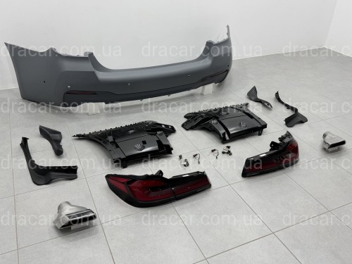 Комплект обвеса рестайлинг M paket LCI 2020+ для BMW 5 series G30 2016-2020 с фарами BMW LED артикул 10661