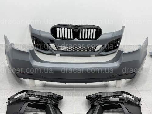 Комплект обвеса рестайлинг M paket LCI 2020+ для BMW 5 series G30 2016-2020 с фарами BMW LED артикул 10661