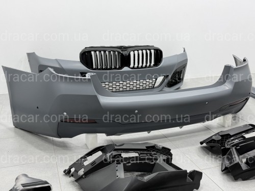 Комплект обвеса рестайлинг M paket LCI 2020+ для BMW 5 series G30 2016-2020 с фарами BMW LED артикул 10661