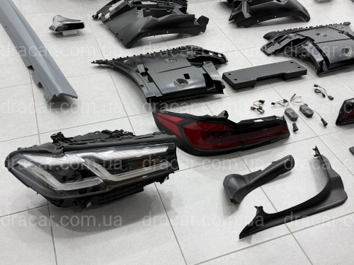 Комплект обвеса рестайлинг M paket LCI 2020+ для BMW 5 series G30 2016-2020 с фарами BMW LED артикул 10661