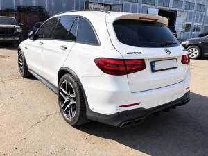 Задний бампер с трубами AMG GLC63 Mercedes-Benz GLC class X253 2015-2019