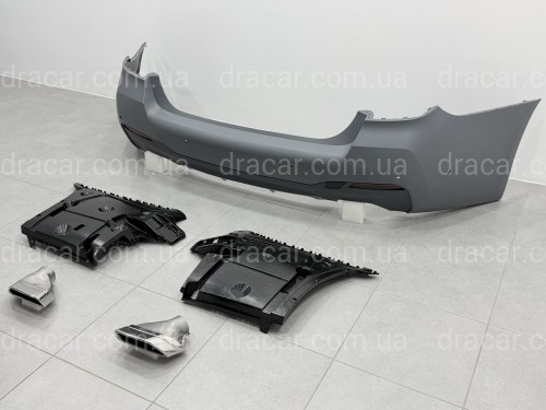 Комплект обвеса M paket LCI BMW 5 series G30 2020+ (передний / задний бампер, пороги, насадки на труби, жалюзи, ноздри) артикул 10573