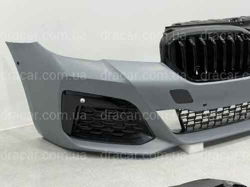 Комплект обвеса M paket LCI BMW 5 series G30 2020+ (передний / задний бампер, пороги, насадки на труби, жалюзи, ноздри) артикул 10573