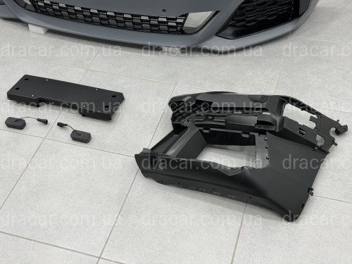 Комплект обвеса M paket LCI BMW 5 series G30 2020+ (передний / задний бампер, пороги, насадки на труби, жалюзи, ноздри) артикул 10573