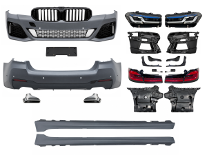 Комплект обвеса рестайлинг M paket LCI 2020+ для BMW 5 series G30 2016-2020 с фарами BMW Laser