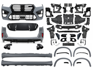 Комплект обвеса X5M F95 BMW для G05 2023-2025 (бампера в сборе, пороги, арки, ноздри, корпуса зеркал, жабры, спойлер)