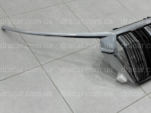 Решетка радиатора с ресницами Toyota Land Cruiser Prado 150 2018-2022 артикул 7491