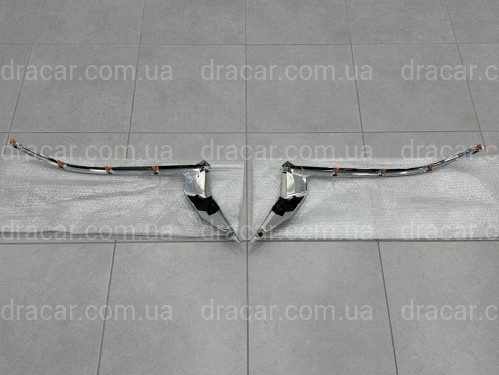 Ресницы на Led фары Toyota Land Cruiser Prado 150 2018-  комплект 2шт. артикул 7054
