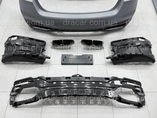 Комплект обвеса с решеткой M760 BLACK для BMW 7 series G12 2019-2022 артикул 10742