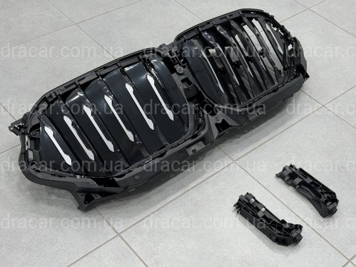 Центральные жалюзи с моторчиком СЕРЫЕ 51749447386 для BMW X6 G06 2019-2022 артикул 10746
