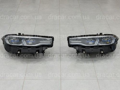 Фары LASER для BMW X7 G07 2019-2023 2шт., комплектные с блоками артикул 8878
