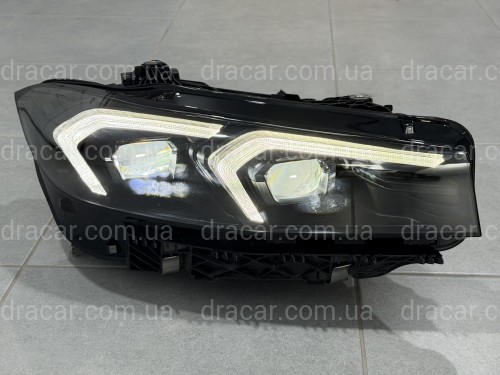 Фары LCI 2022+ рестайлинг Shadow Line для BMW G20 / G21 2022+ 2шт. артикул 10548