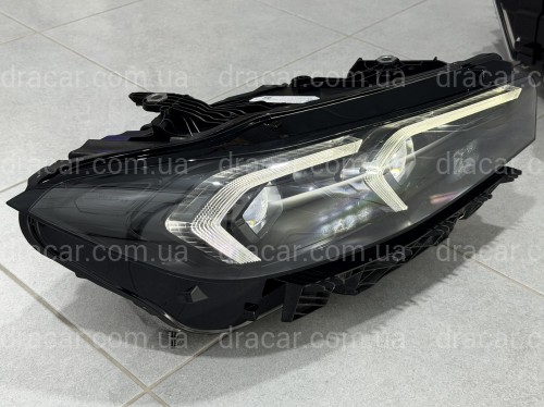 Фары LCI 2022+ рестайлинг Shadow Line для BMW G20 / G21 2022+ 2шт. артикул 10548