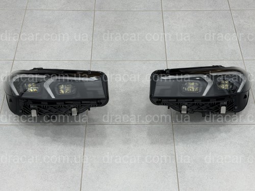 Фары LCI 2022+ рестайлинг Shadow Line для BMW G20 / G21 2022+ 2шт. артикул 10548