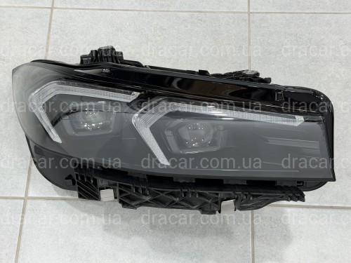 Фары LCI 2022+ рестайлинг Shadow Line для BMW G20 / G21 2022+ 2шт. артикул 10548