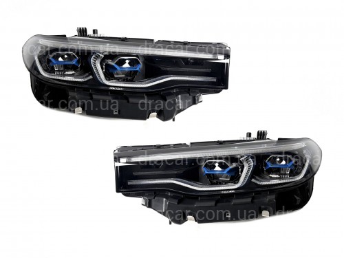 Фары LASER для BMW X7 G07 2019-2023 2шт., комплектные с блоками артикул 8878