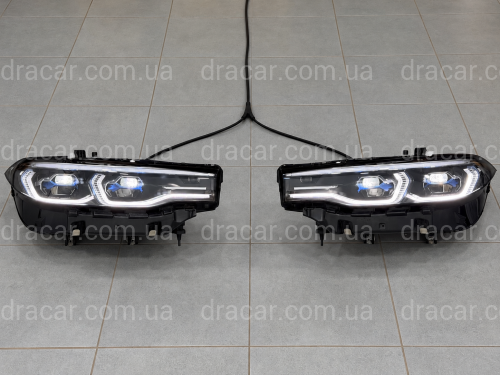 Фары LASER для BMW X7 G07 2019-2023 2шт., комплектные с блоками артикул 8878