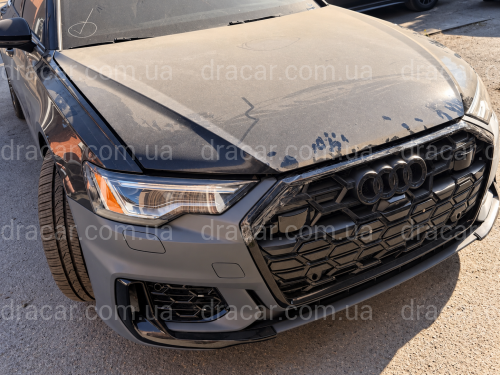 Бампер передний в сборе стиль S6 2024+ BLACK для Audi A6 C8 2018+ артикул 9362