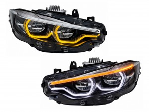 FULL LED фары для BMW 4 series F32 F33 F36 F80 2013-2016 2шт. 2 РЕЖИМА ДХО КСЕНОН АПГРЕЙД В LED