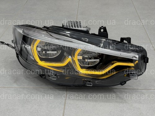 FULL LED фары для BMW 4 series F32 F33 F36 F80 2013-2016 2шт. 2 РЕЖИМА ДХО КСЕНОН АПГРЕЙД В LED артикул 8860