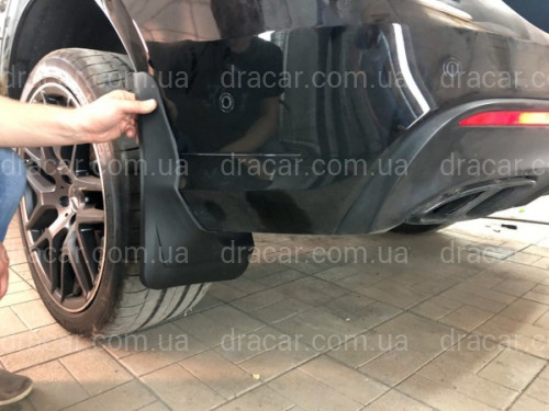 Бризковики задні Mercedes Benz GLE W166 15-18 AMG ОБВІС! артикул 7709