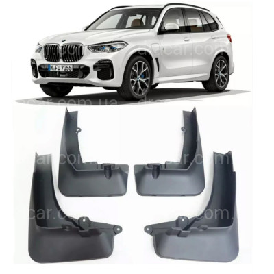 Брызговики BMW X5 G05 2019+ М пакет, комплект 4шт. артикул 7729