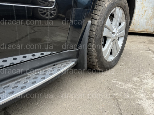 Бризковики передні Mercedes Benz ML-class W164 2005-2011 / GL-class X164 2006-2012 ПІД ПОРІГ комплект 2шт. артикул 6344