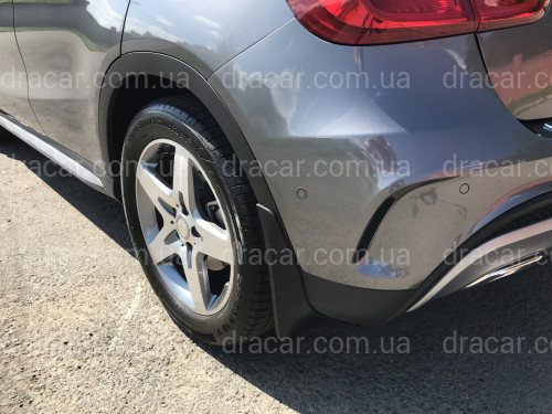 Бризковики Mercedes Benz GLA X156 в AMG обвісі 2014-2020 комплект, 4 шт. артикул 8072