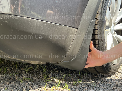 Бризковики Tesla Model X 2015-2019 комплект 4 шт. артикул 7444