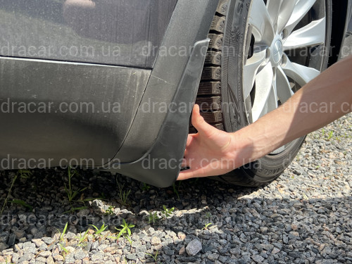 Бризковики Tesla Model X 2015-2019 комплект 4 шт. артикул 7444